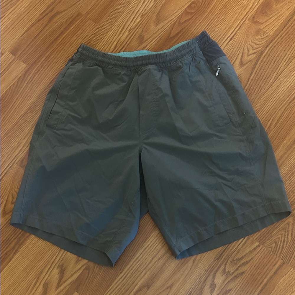 Men’s Gray with light blue built underwear Birddogs shorts